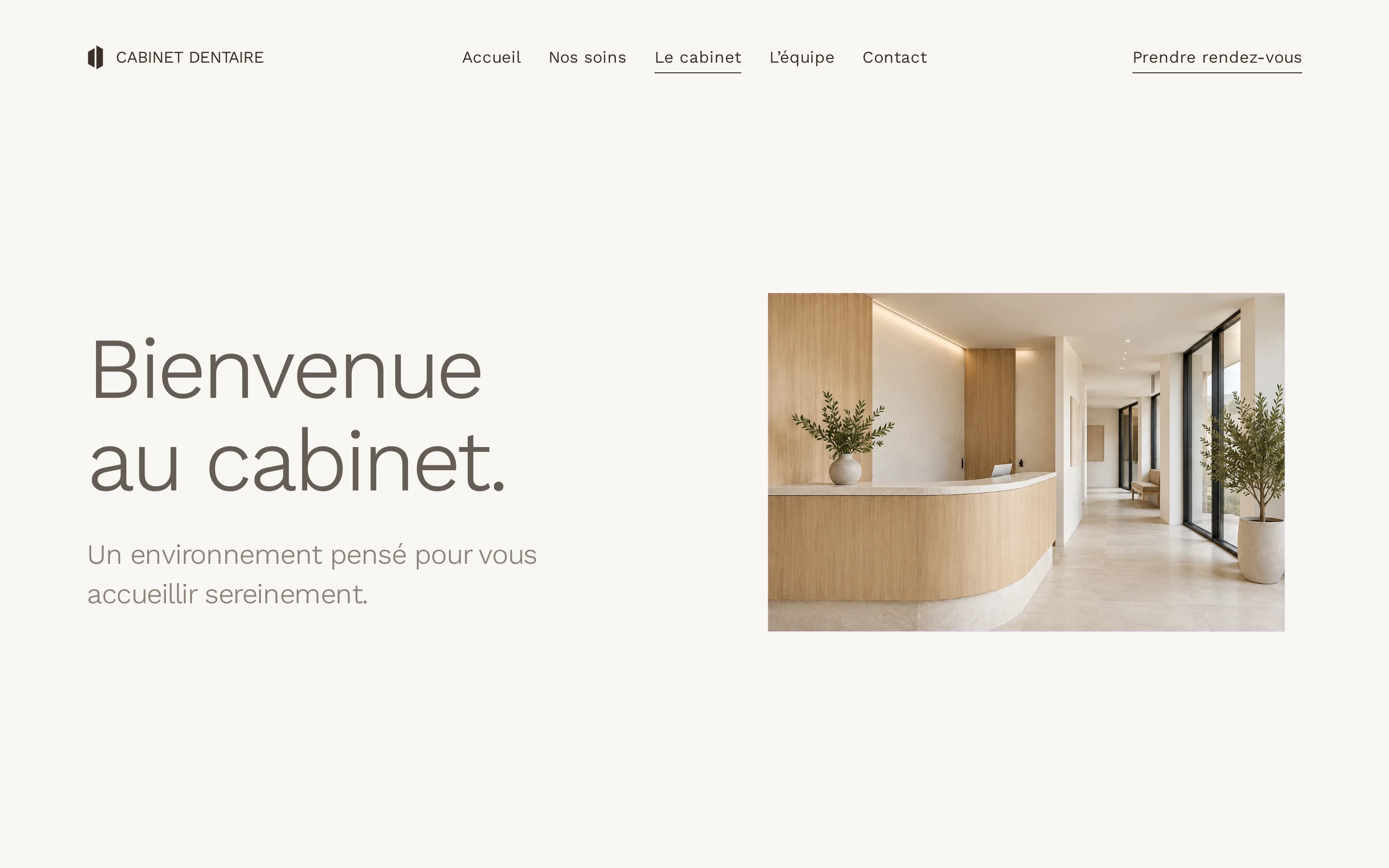 Page du cabinet du modèle Cabinet Travertin
